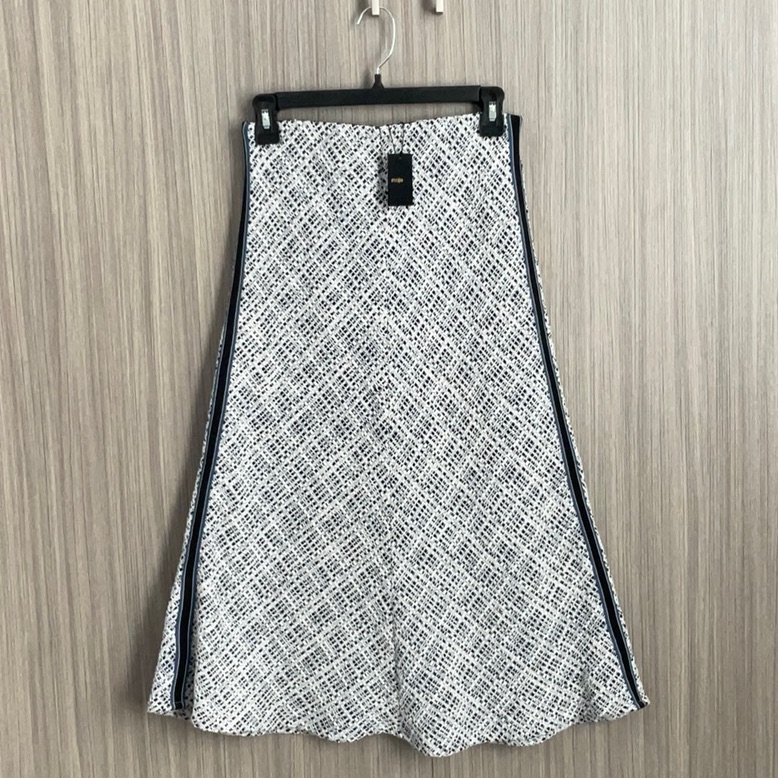 Maje Tweed Midi Skirt Nwt
